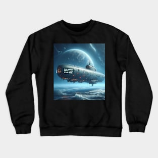 Alien Traveler Stop Wars a4 Crewneck Sweatshirt